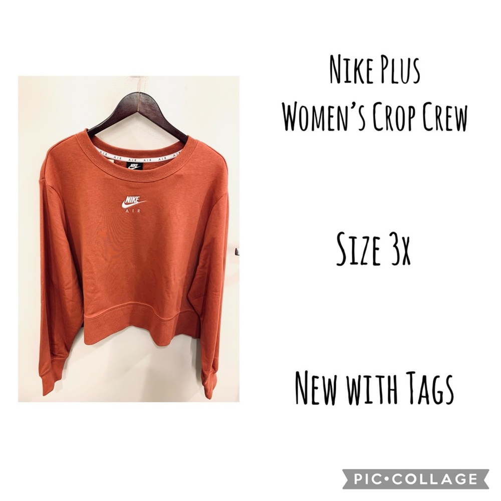 Nike Air Plus Womens Cropped Crew Top